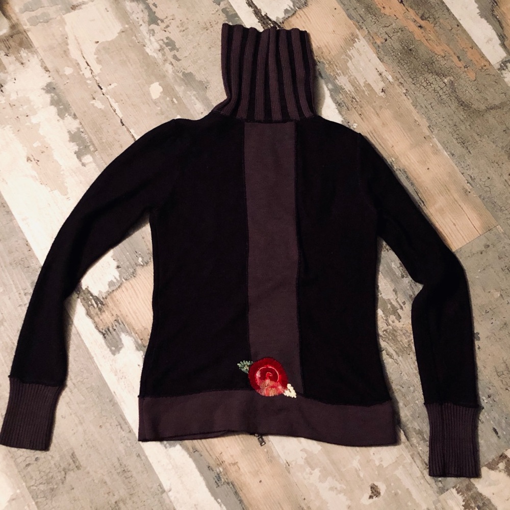 One girl who angora blend Embroidered sweater - Picture 4 of 6